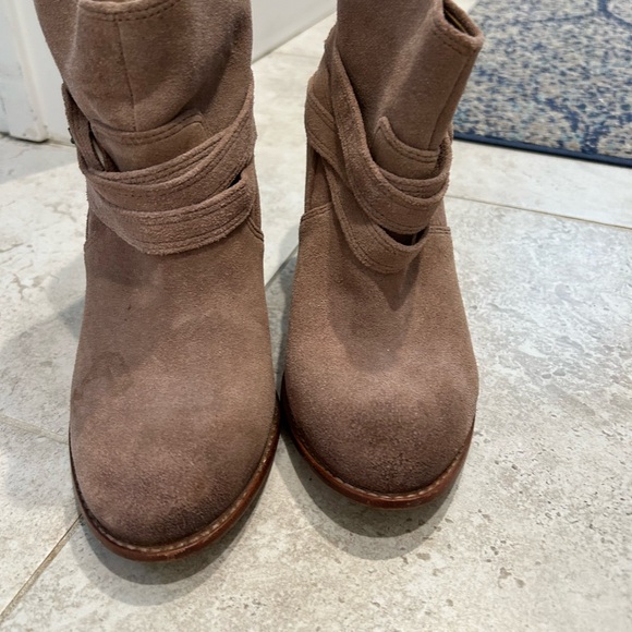 Splendid laventa suede strappy ankle boots size 8 - Picture 4 of 4